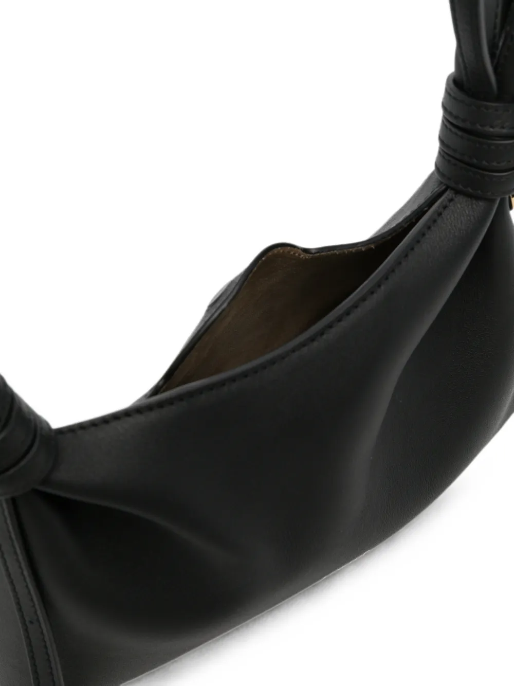 LOEWE Mini Scarf Bag in Smooth Calfskin in Black, view 5