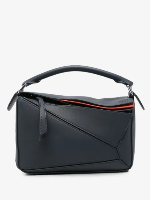 LOEWE pochette Puzzle Layers en cuir