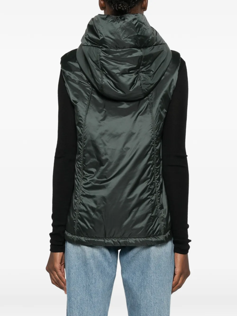 Max Mara Greengo gilet met capuchon Groen