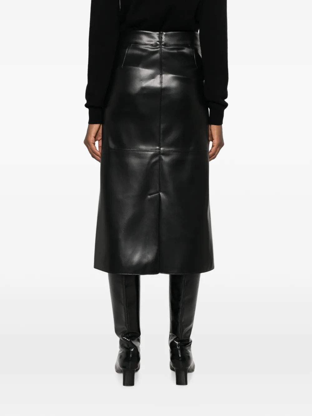 'S Max Mara Crisma midi-rok Zwart
