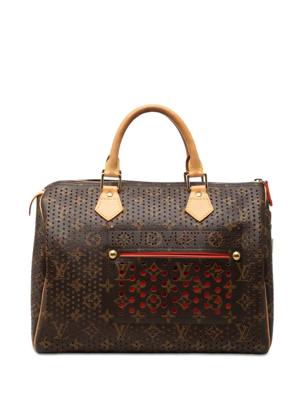 Louis Vuitton Pre-Owned 2006 Monogram Perforated Speedy 30 boston bag - Marrone