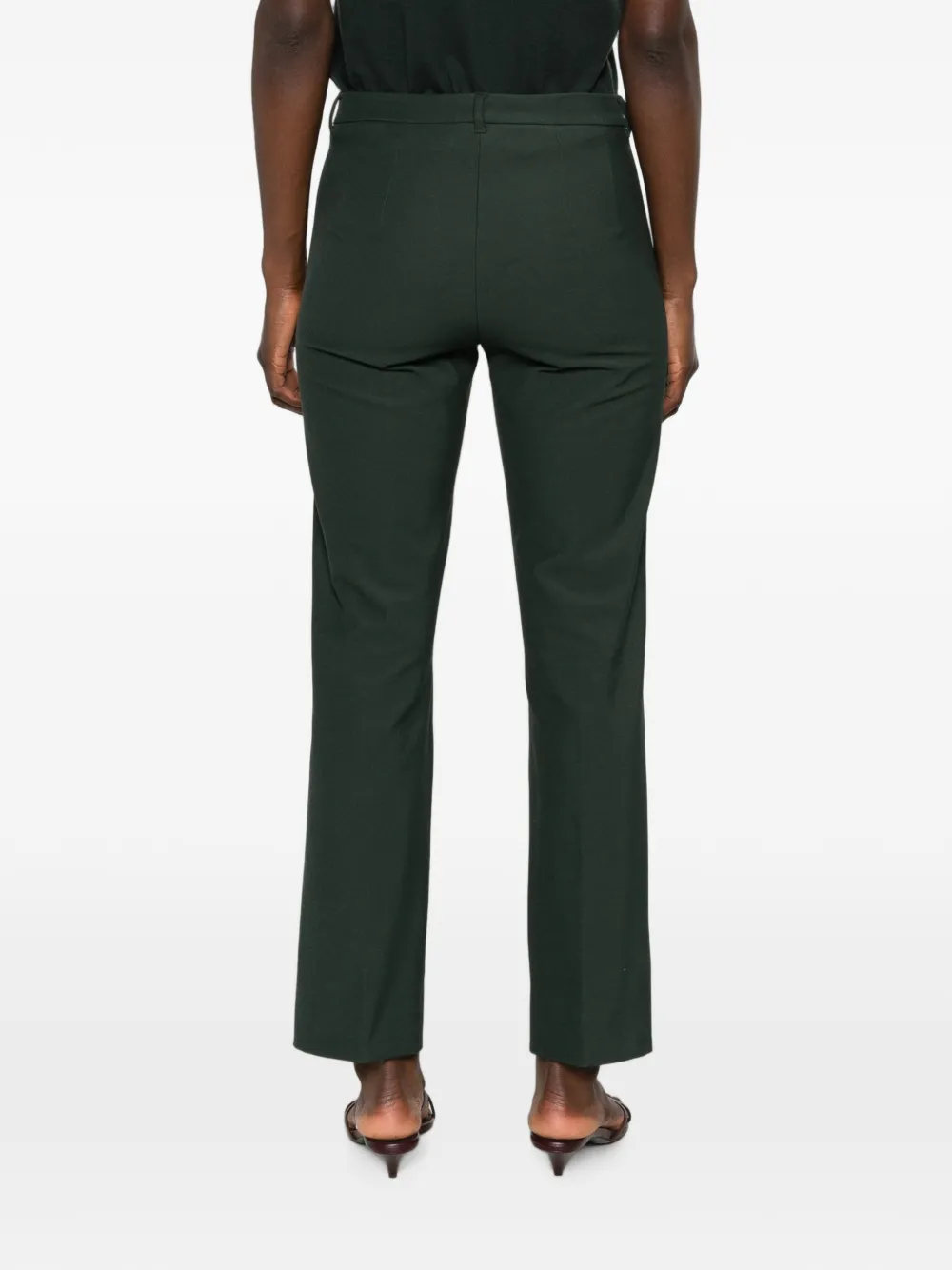 'S Max Mara Slim-fit geplooide pantalon Groen