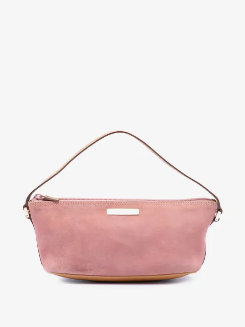 Gucci Pre-Owned 2000-2015 Boat Schultertasche aus Wildleder