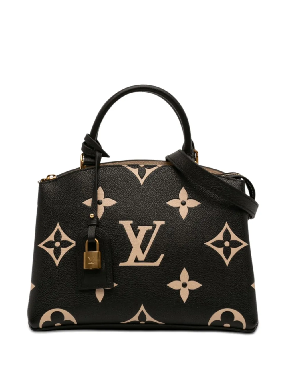 Louis Vuitton Pre-Owned 2021-2026 Bicolor Monogram Empreinte Giant Petit Palais satchel - Nero