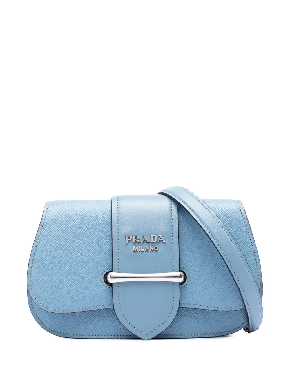 Prada Pre-Owned 2013-2026 Mini Saffiano Sidonie crossbody bag - Blue