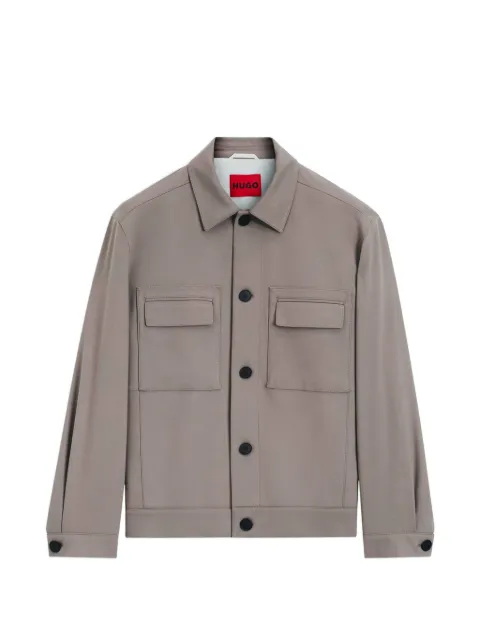 HUGO flap-pocket button-up jacket