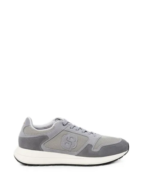 BOSS tenis con parche del logo y paneles