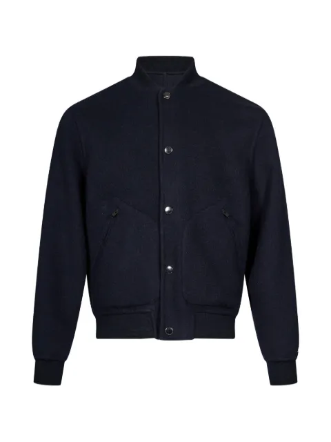 Canali reversible bomber jacket