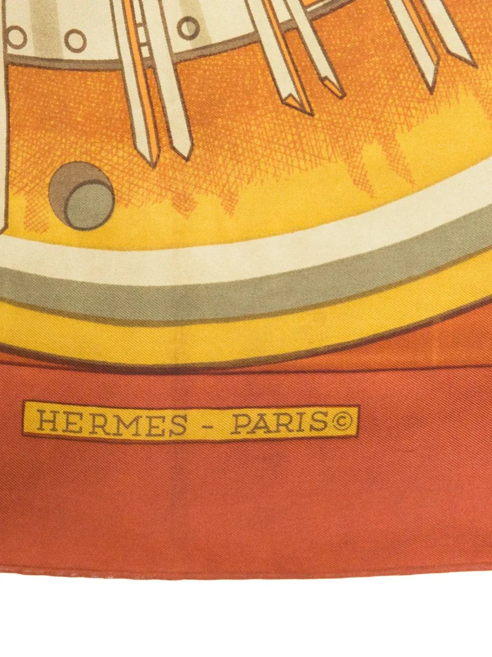 Hermès Pre-Owned 1970s Alternateur スカーフ | オレンジ | FARFETCH JP