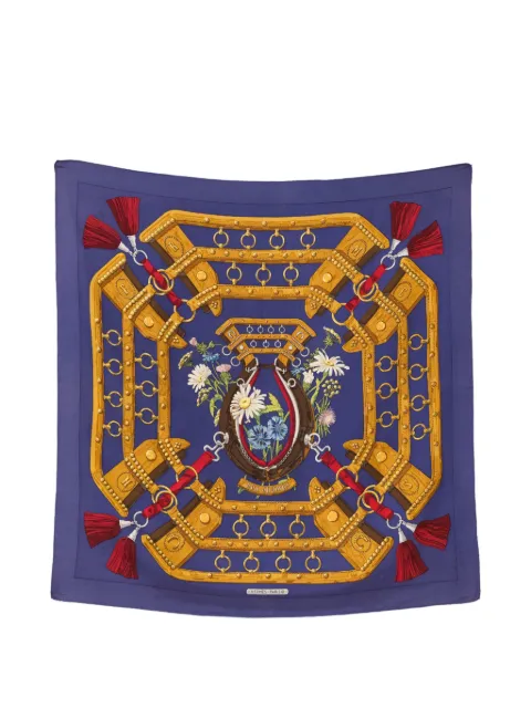 Hermès Pre-Owned 1990s Aux Champs silk scarf