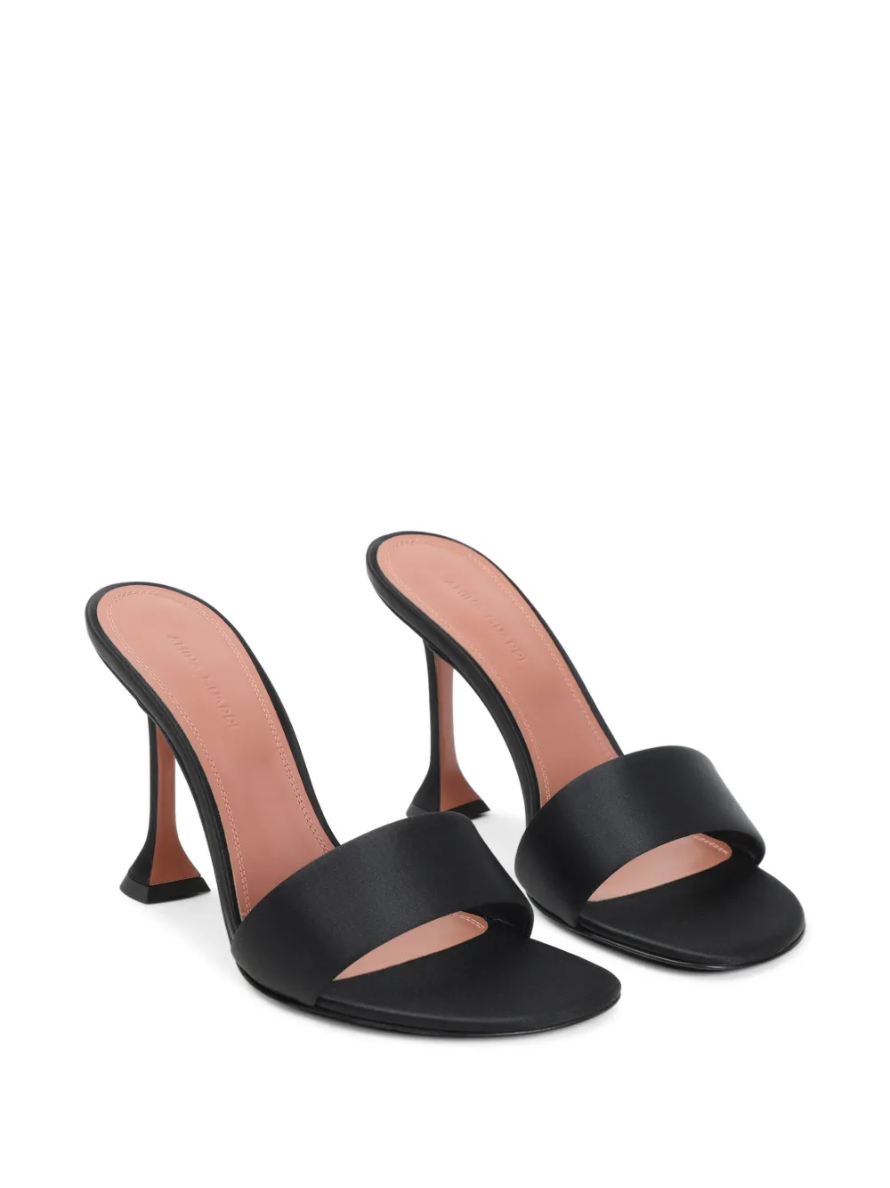 Amina Muaddi Andrea Slipper sandals Zwart