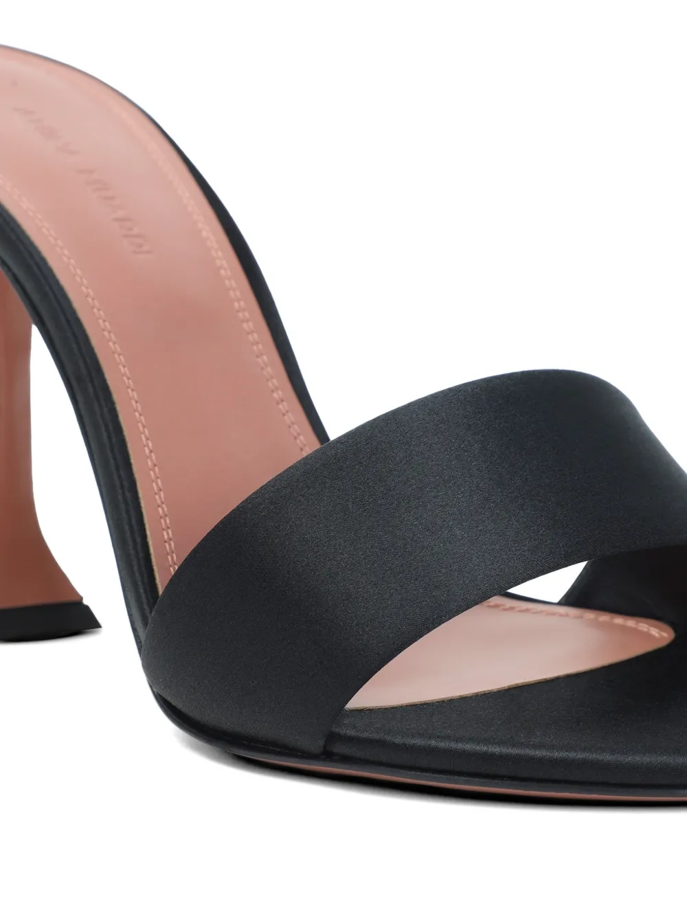 Amina Muaddi Andrea Slipper sandals Zwart