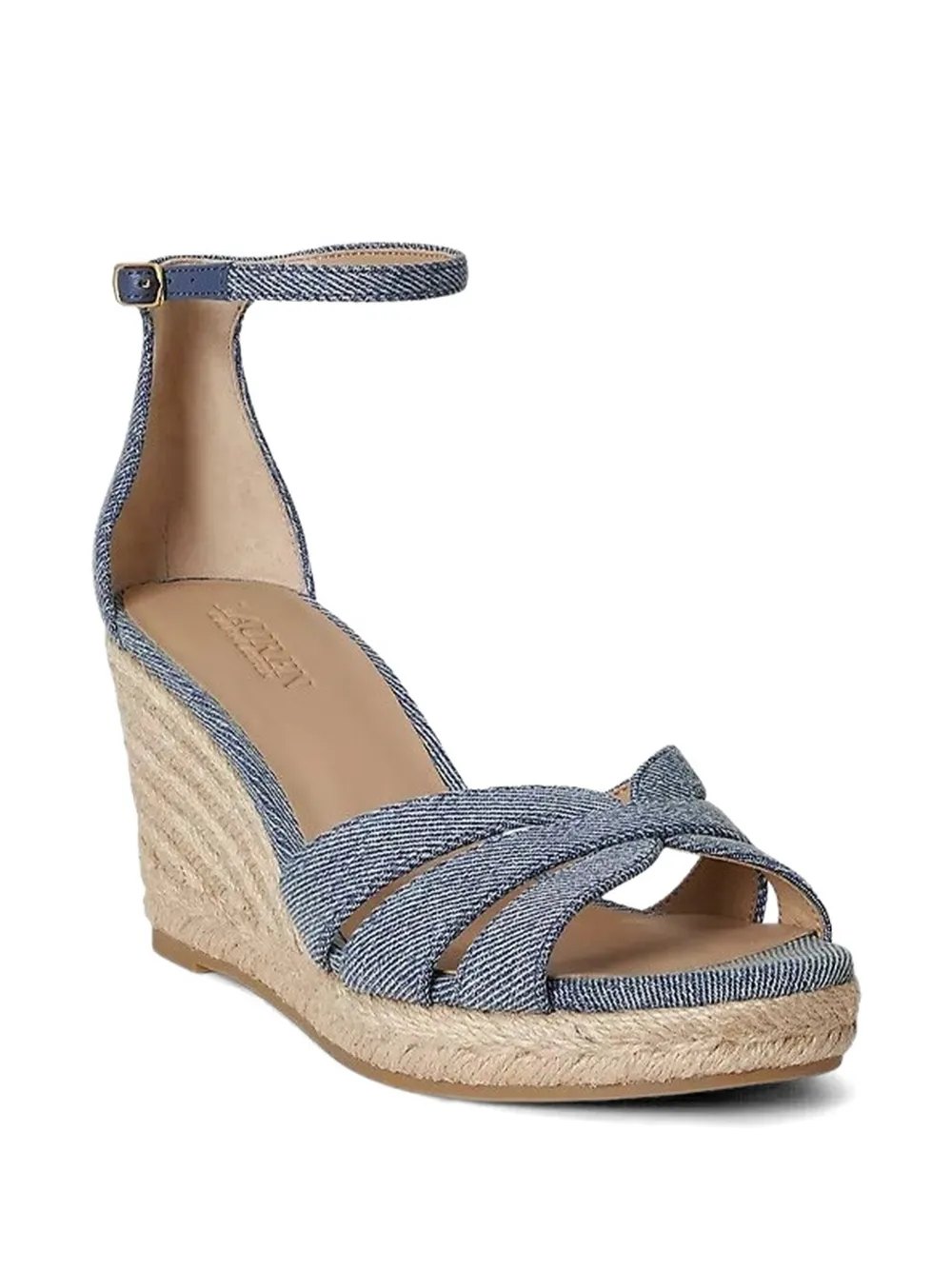Lauren Ralph Lauren Nellie wedge-heel espadrilles Blauw