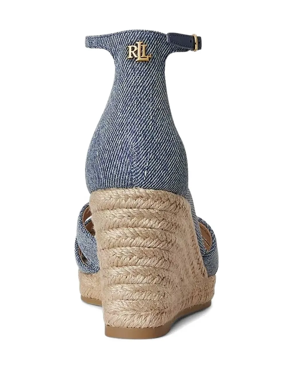 Lauren Ralph Lauren Nellie wedge-heel espadrilles Blauw