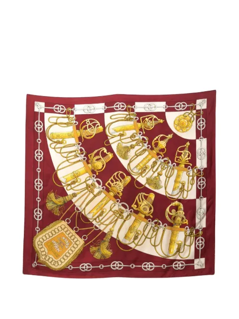 Hermès Pre-Owned 1950s Cliquetis silk scarf