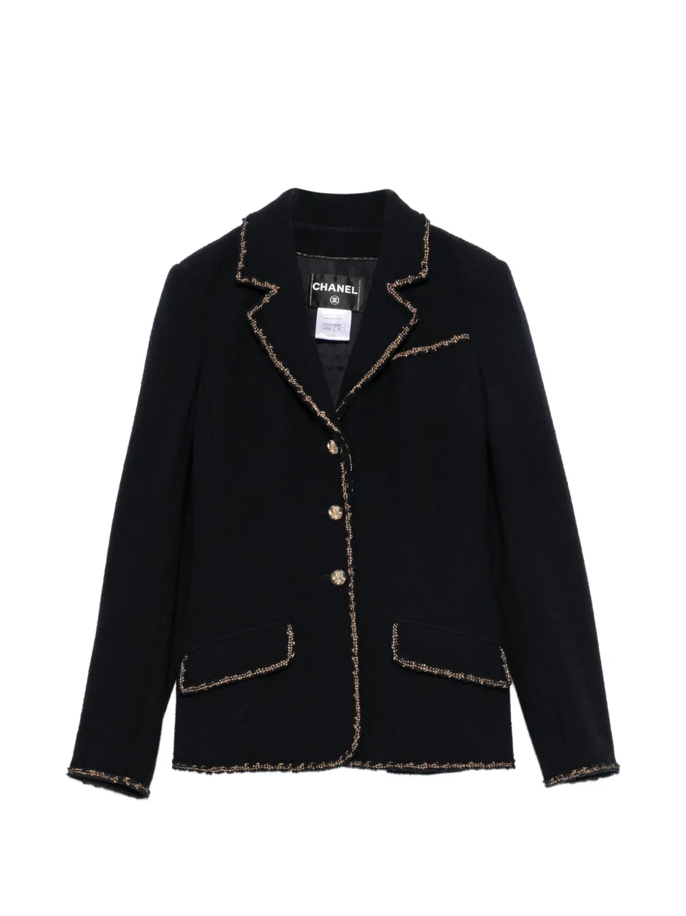 CHANEL Pre-Owned 2010s longh-sleeves blazer - Blu