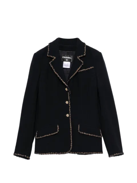CHANEL Pre-Owned blazer manga larga 2010