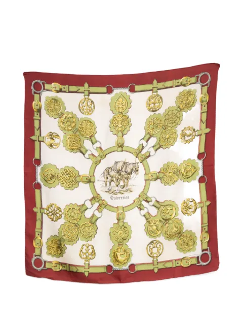 Hermès Pre-Owned 1985 Cuivreries silk scarf