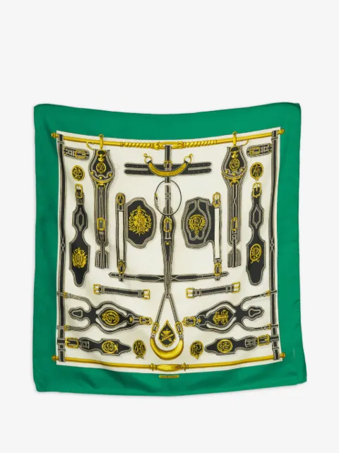 Hermès Pre-Owned 1966 Harnais des Presidents silk scarf