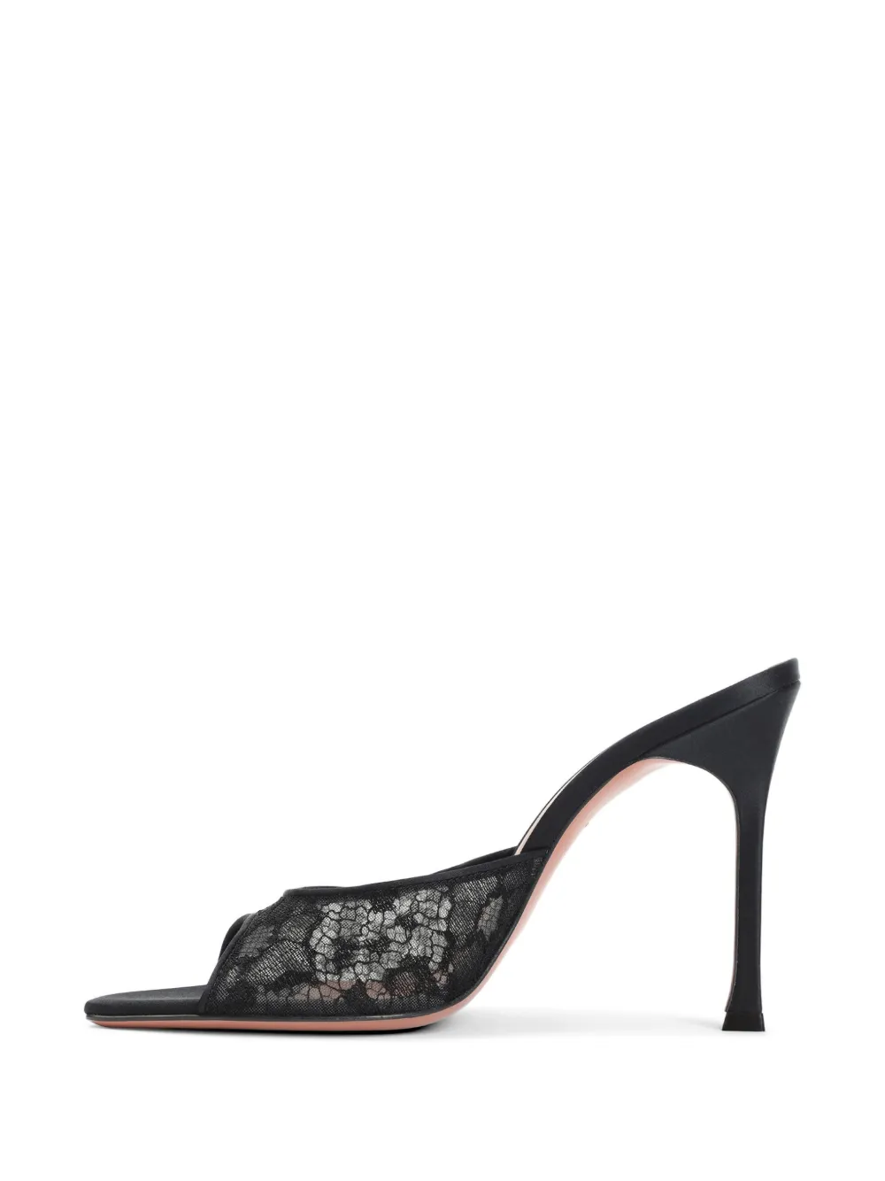 Amina Muaddi Alexa Lace 95 pumps Zwart