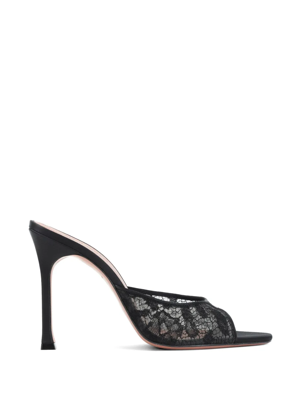Amina Muaddi Alexa Lace 95 pumps Zwart