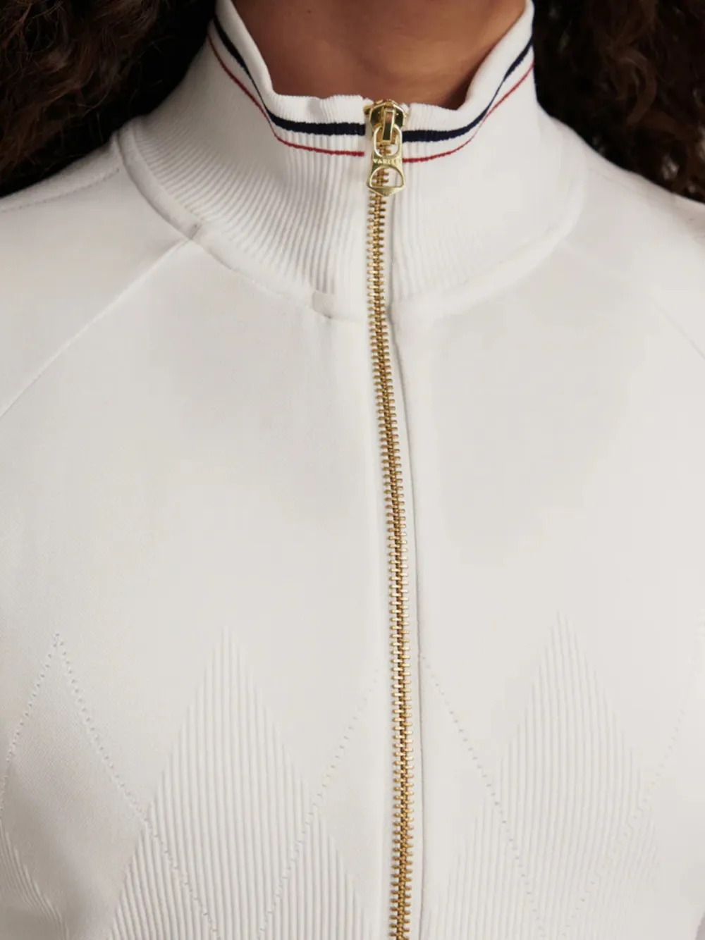 Varley Len sweater met rits Wit