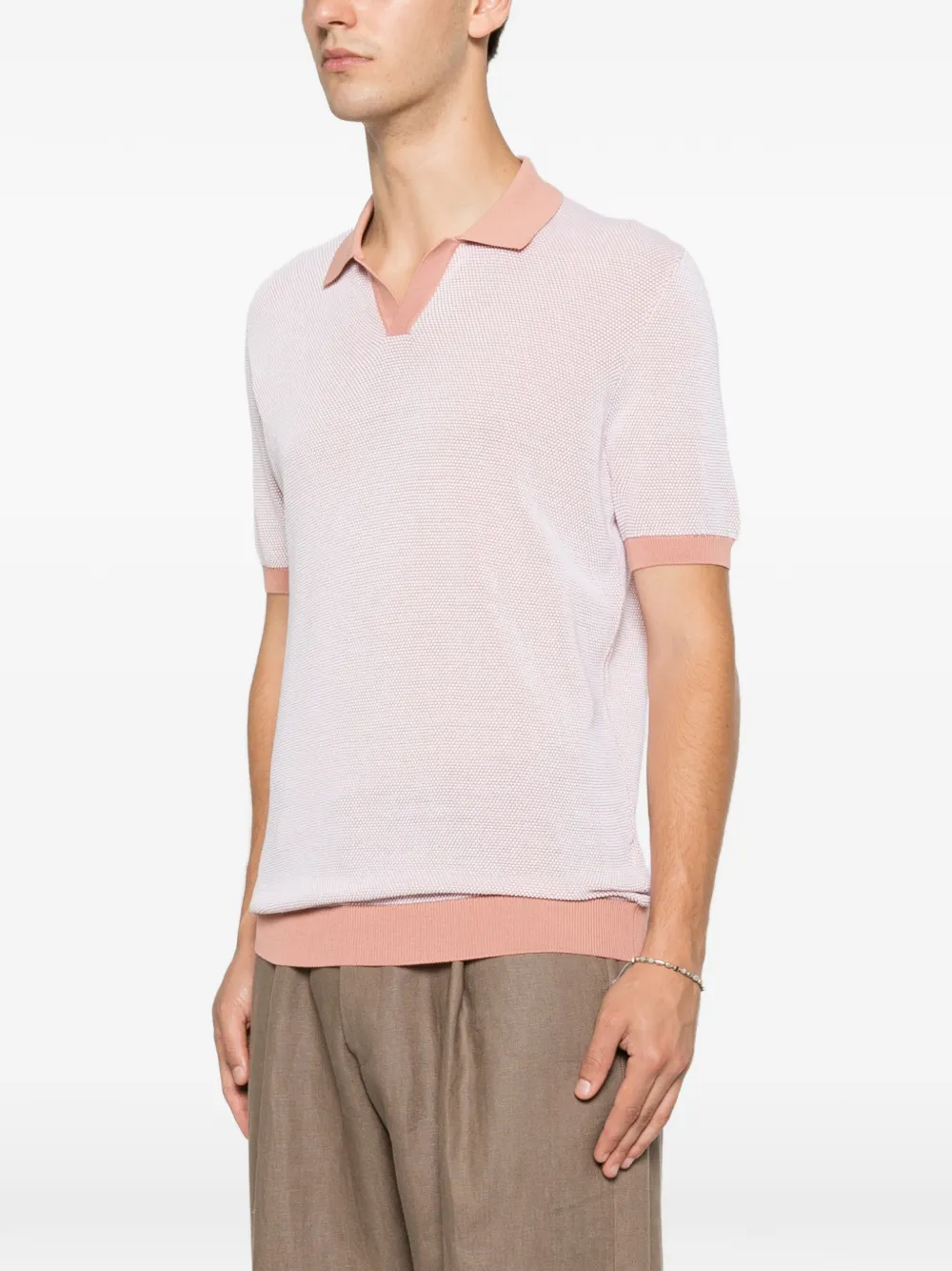 Gran Sasso Fijngebreid T-shirt Roze