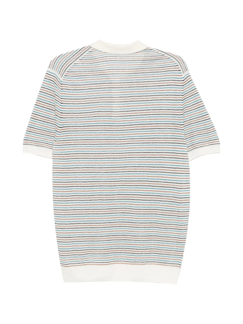 Gran Sasso Gestreept poloshirt Beige