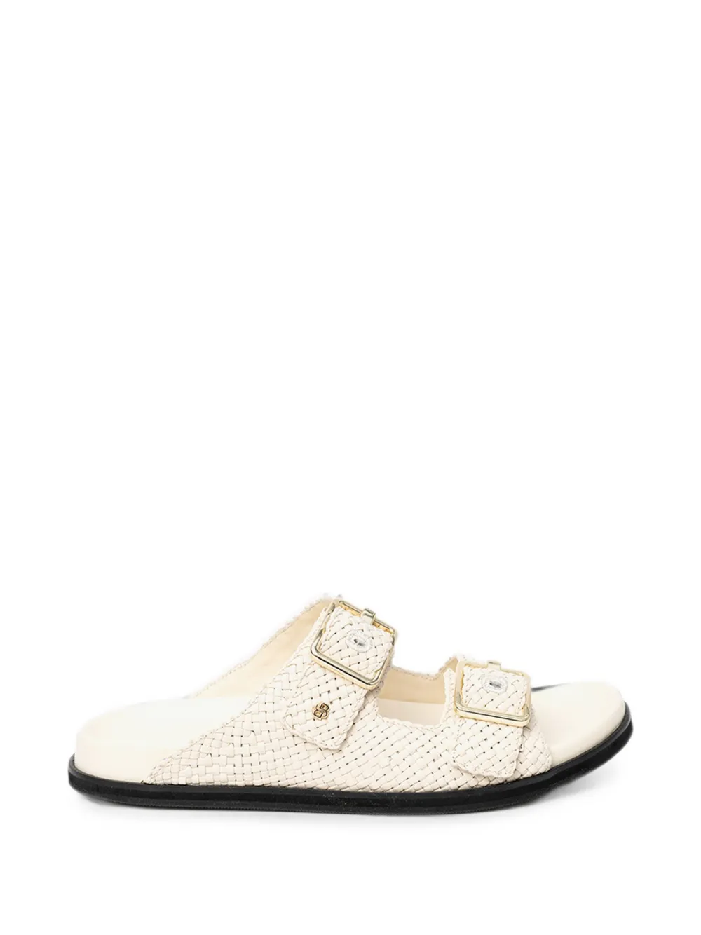 BOSS woven buckle-fastening sandals Beige