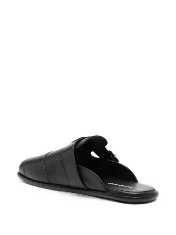 ANN DEMEULEMEESTER サンダル Ann Demeulemeester buckle-strap Sandals | Black | FARFETCH