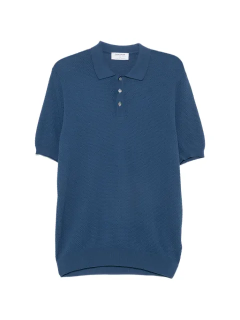 Gran Sasso polo de punto texturizado