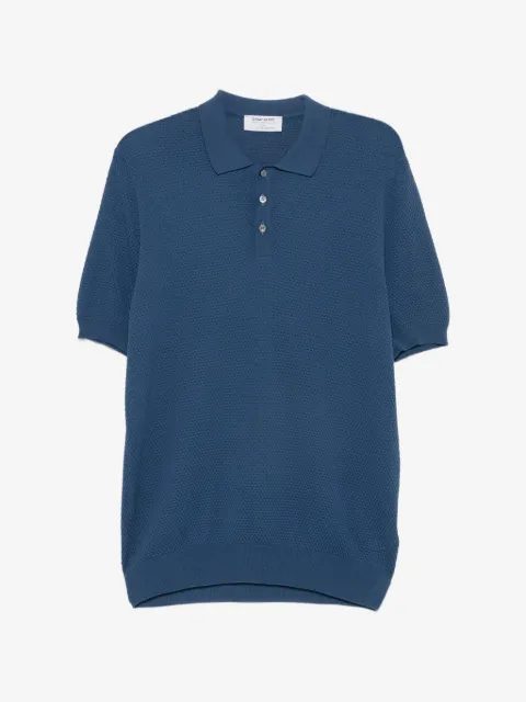 Gran Sasso textured-knit polo shirt