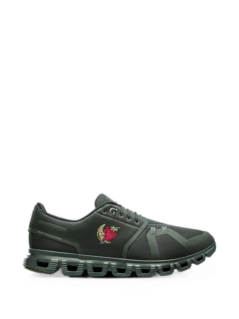 On Cloud 6 Cloudm ster 3 embroidered sneakers Groen