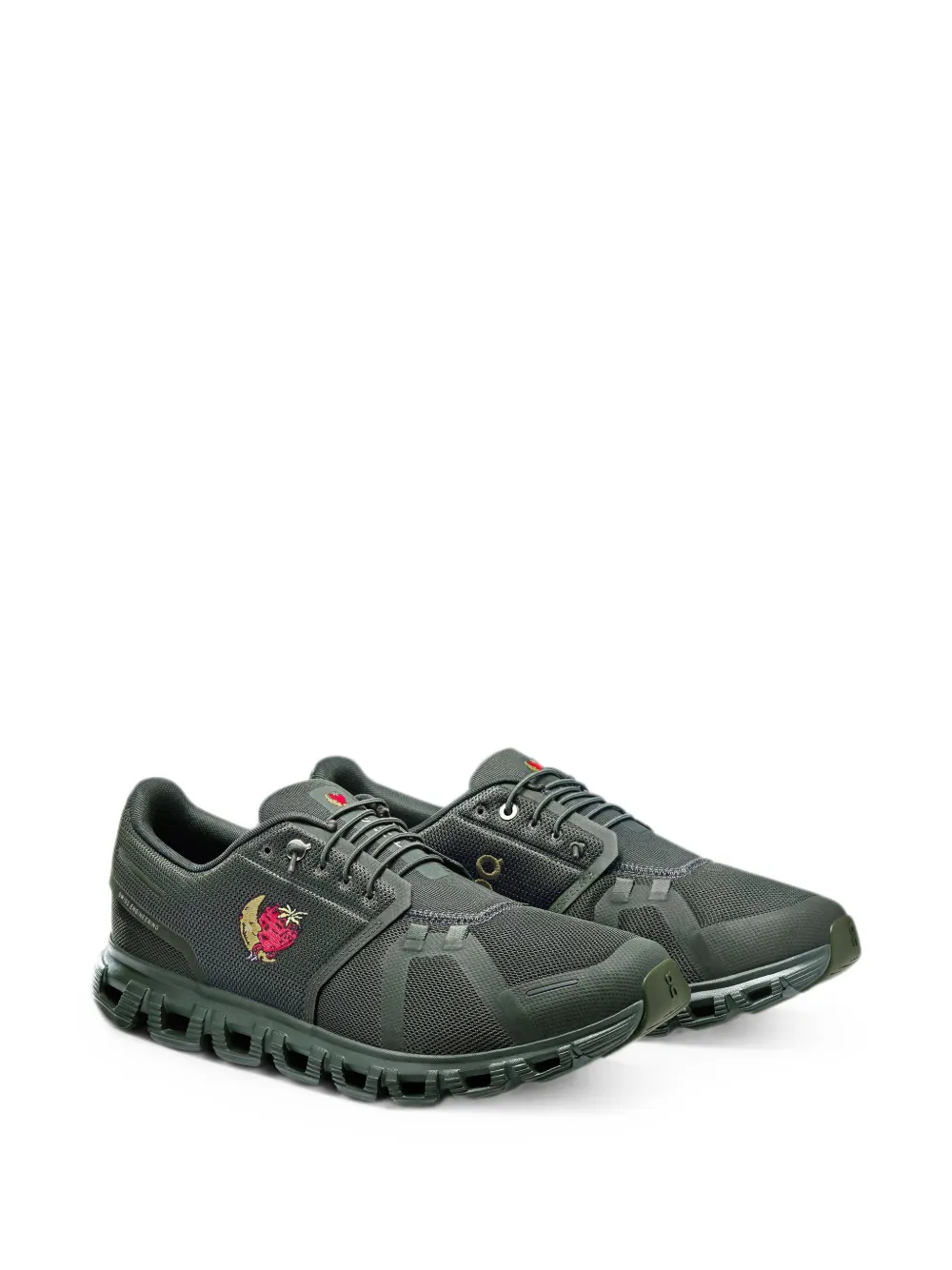 On Cloud 6 Cloudm ster 3 embroidered sneakers Groen
