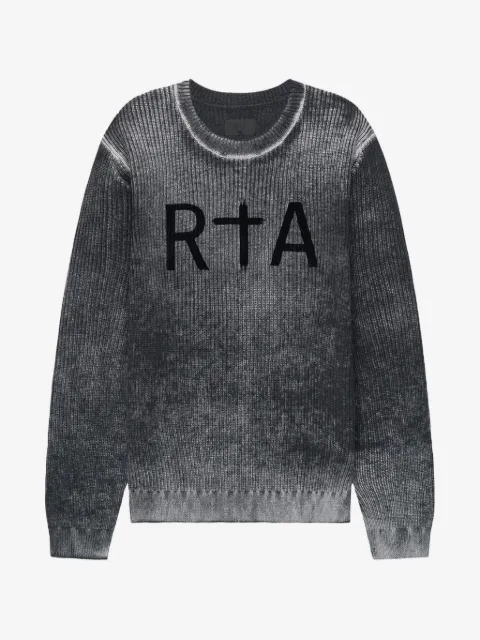 RTA suéter Ethan con detalle del logo