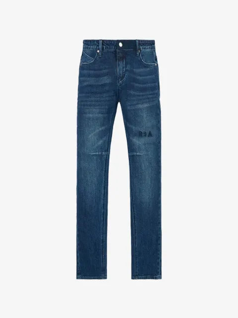 RTA Clayton logo-embroidered jeans