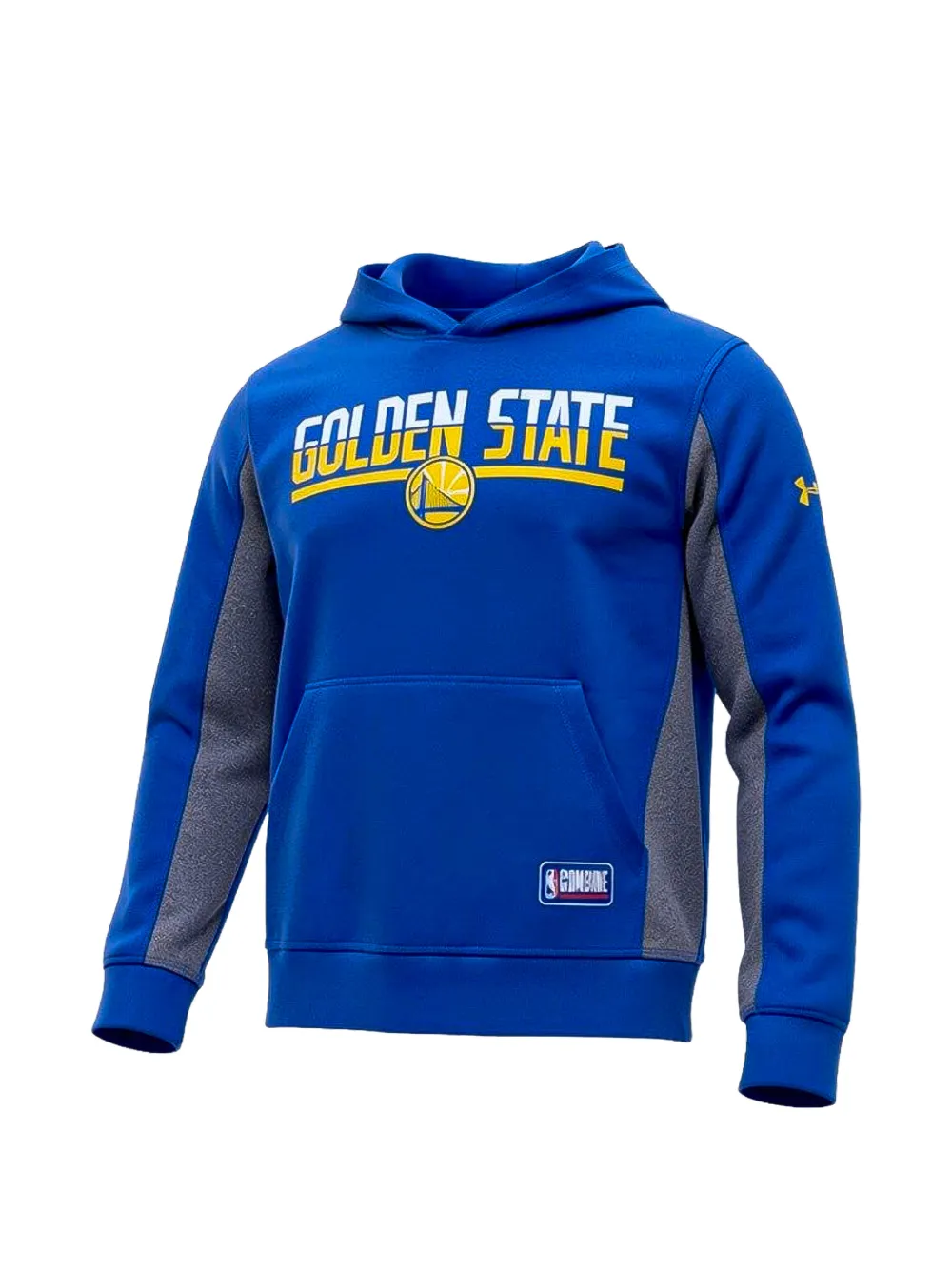 Under Armour x Golden State Warriors logo-print hoodie - Blu