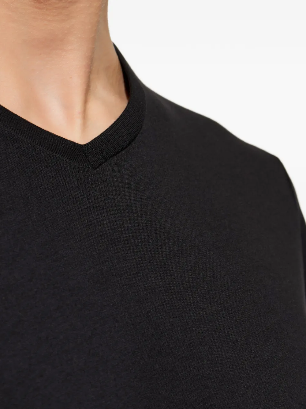 Diesel Michael-D-Core T-shirt met V-hals (set van drie) Zwart