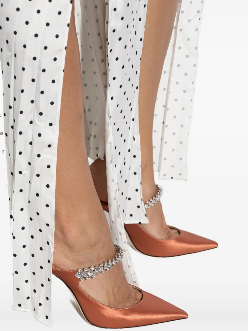 Jimmy Choo Bing 100 mules Oranje