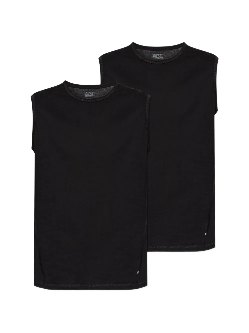 Diesel cotton-jersey tank top (set of two) - Black