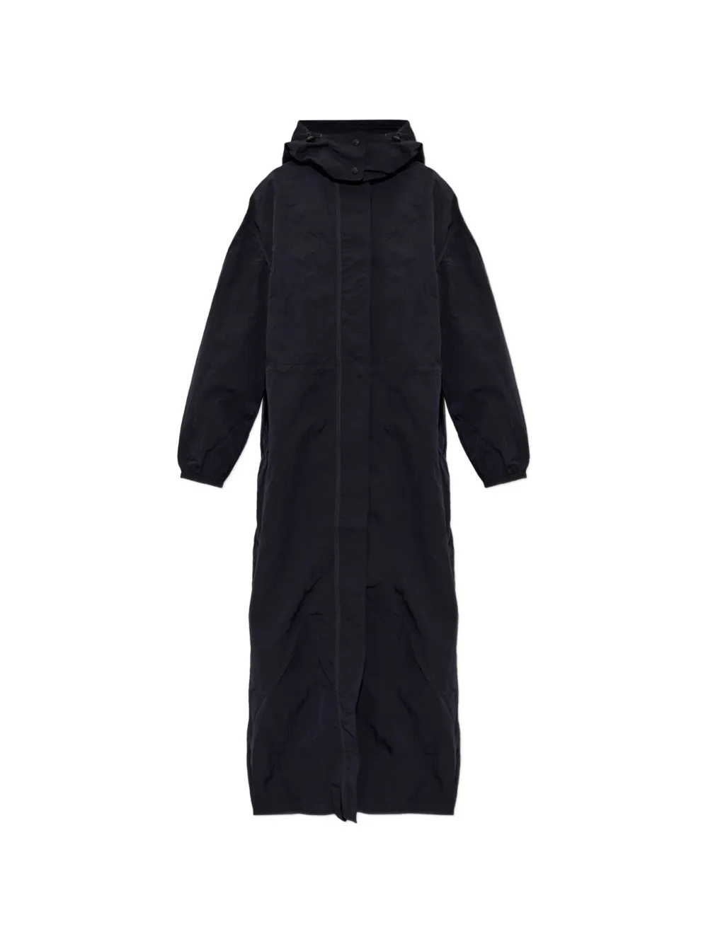 Diesel G-Aster-T1 hooded crinkled coat - Nero