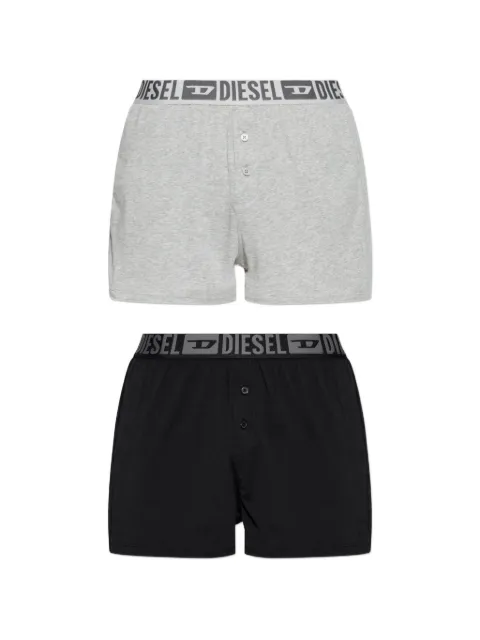 Diesel Starkie-D-Core two pack logo-waistband boxer shorts