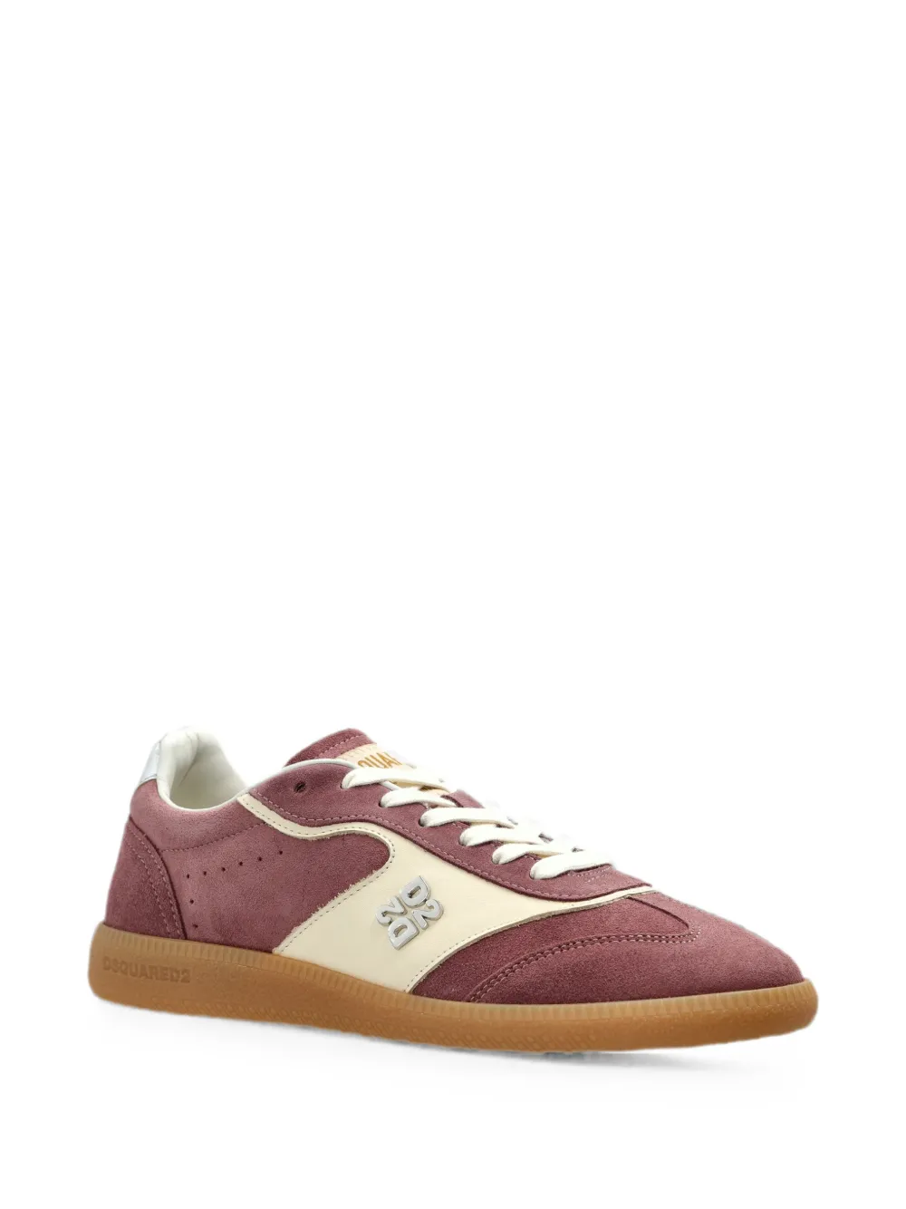 DSQUARED2 panelled logo-plaque sneakers Roze