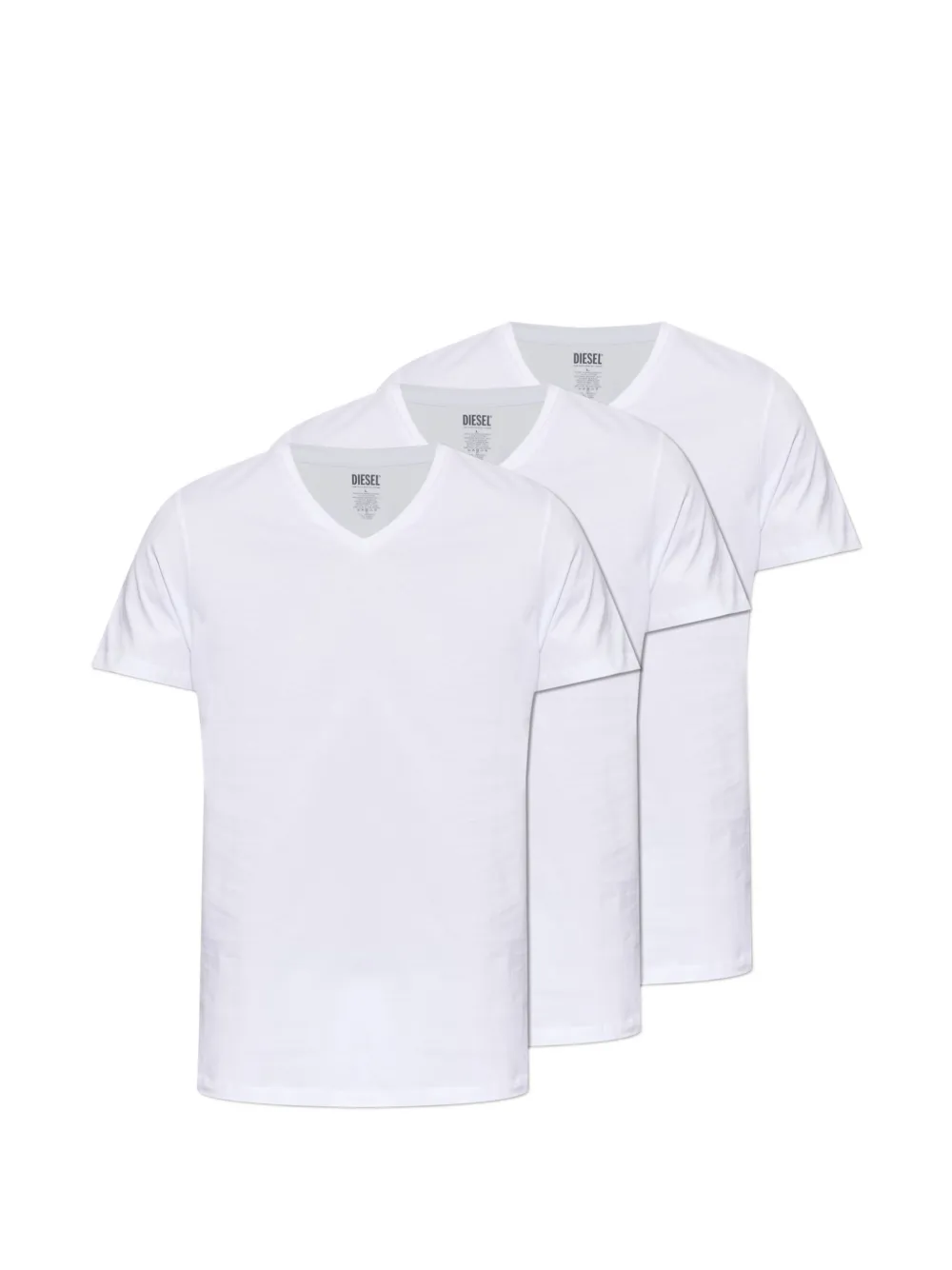 Diesel MICHAEL-D-CORE-3PACK V-neck T-shirt (set of three) - White