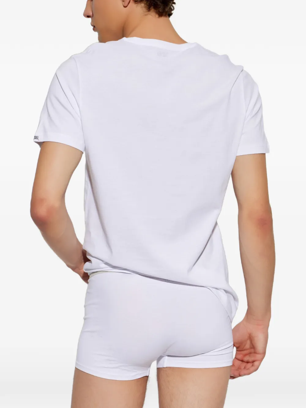 Diesel MICHAEL-D-CORE-3PACK T-shirt met V-hals (set van drie) Wit