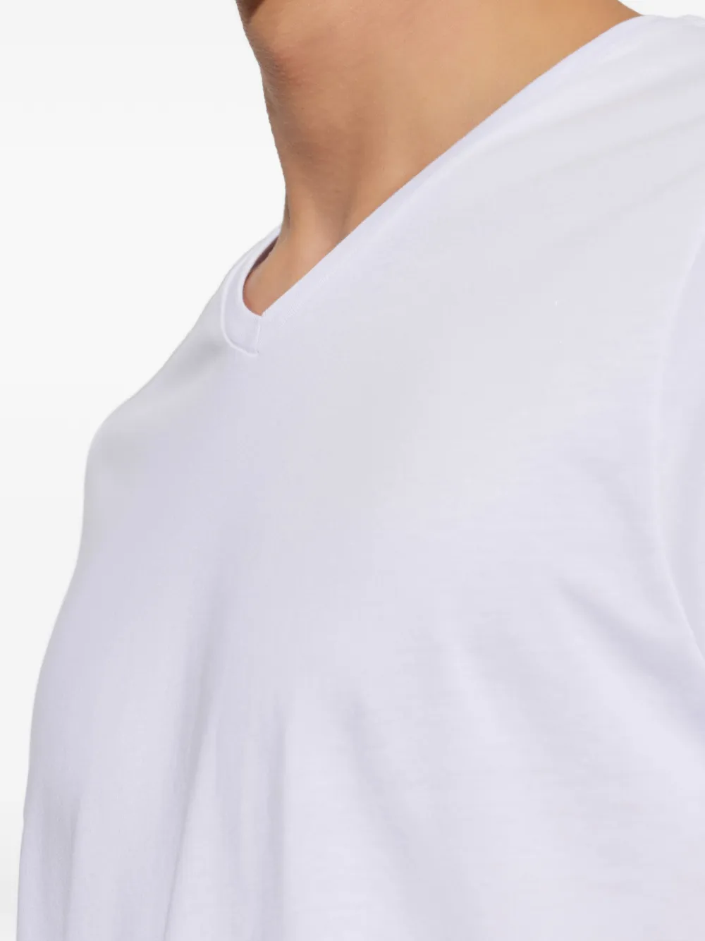 Diesel MICHAEL-D-CORE-3PACK T-shirt met V-hals (set van drie) Wit