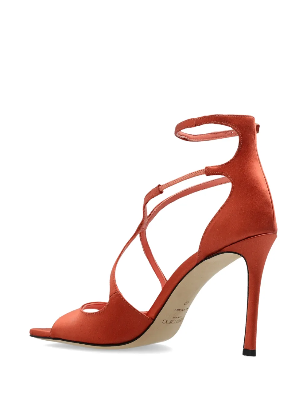Jimmy Choo Azia 95 strappy sandals Oranje
