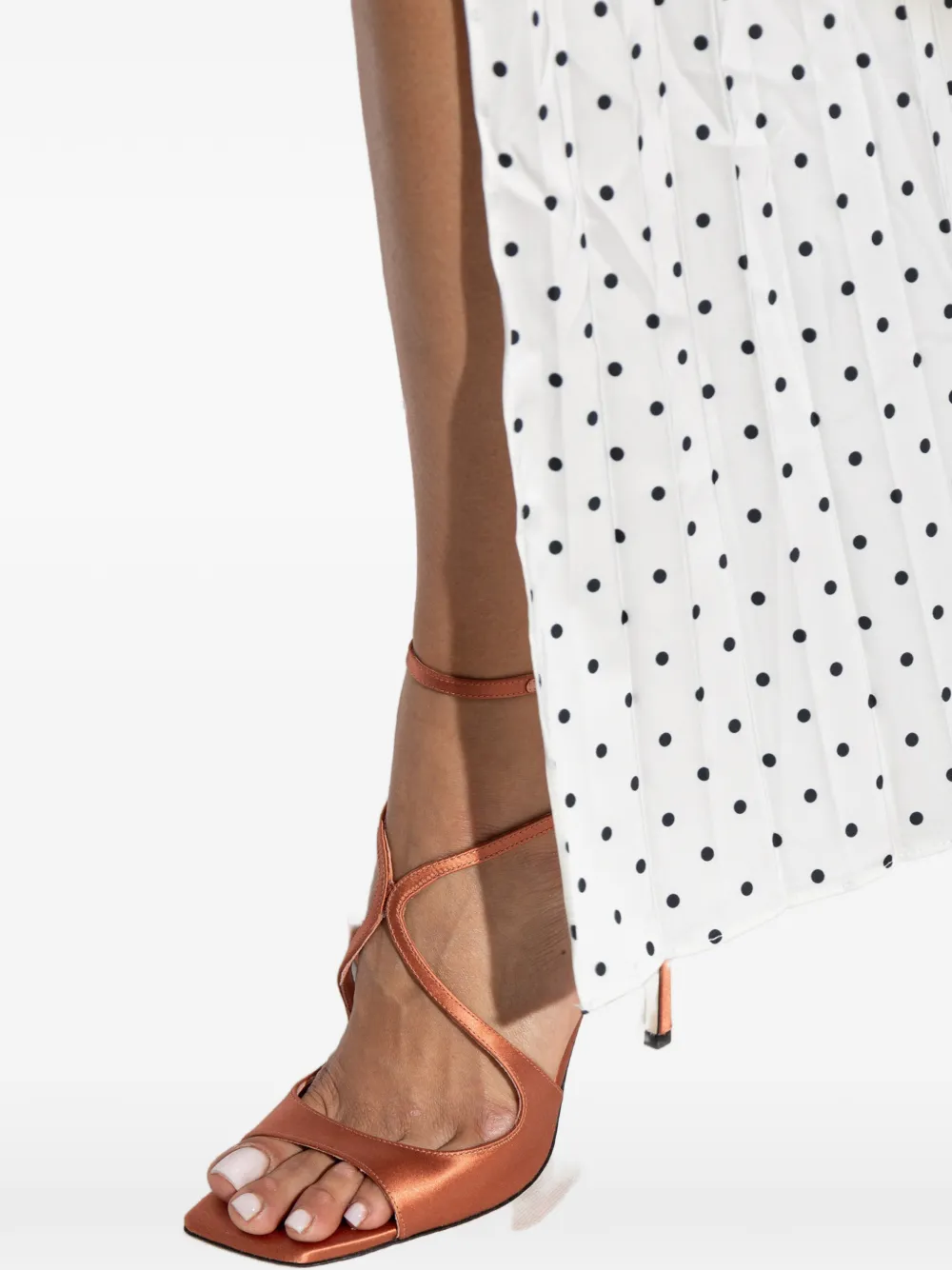 Jimmy Choo Azia 95 strappy sandals Oranje