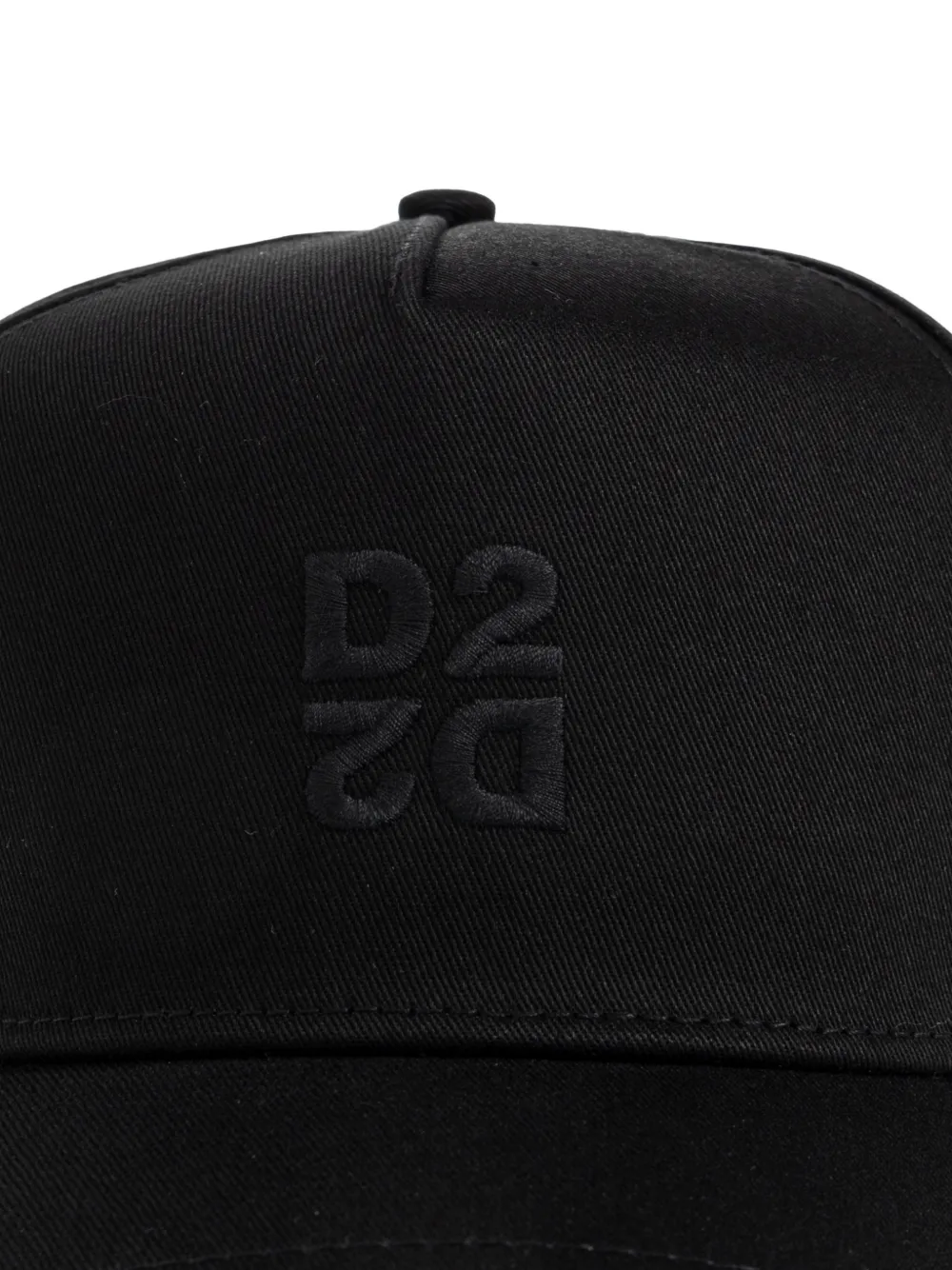 DSQUARED2 D2 Upside Down honkbalpet Zwart