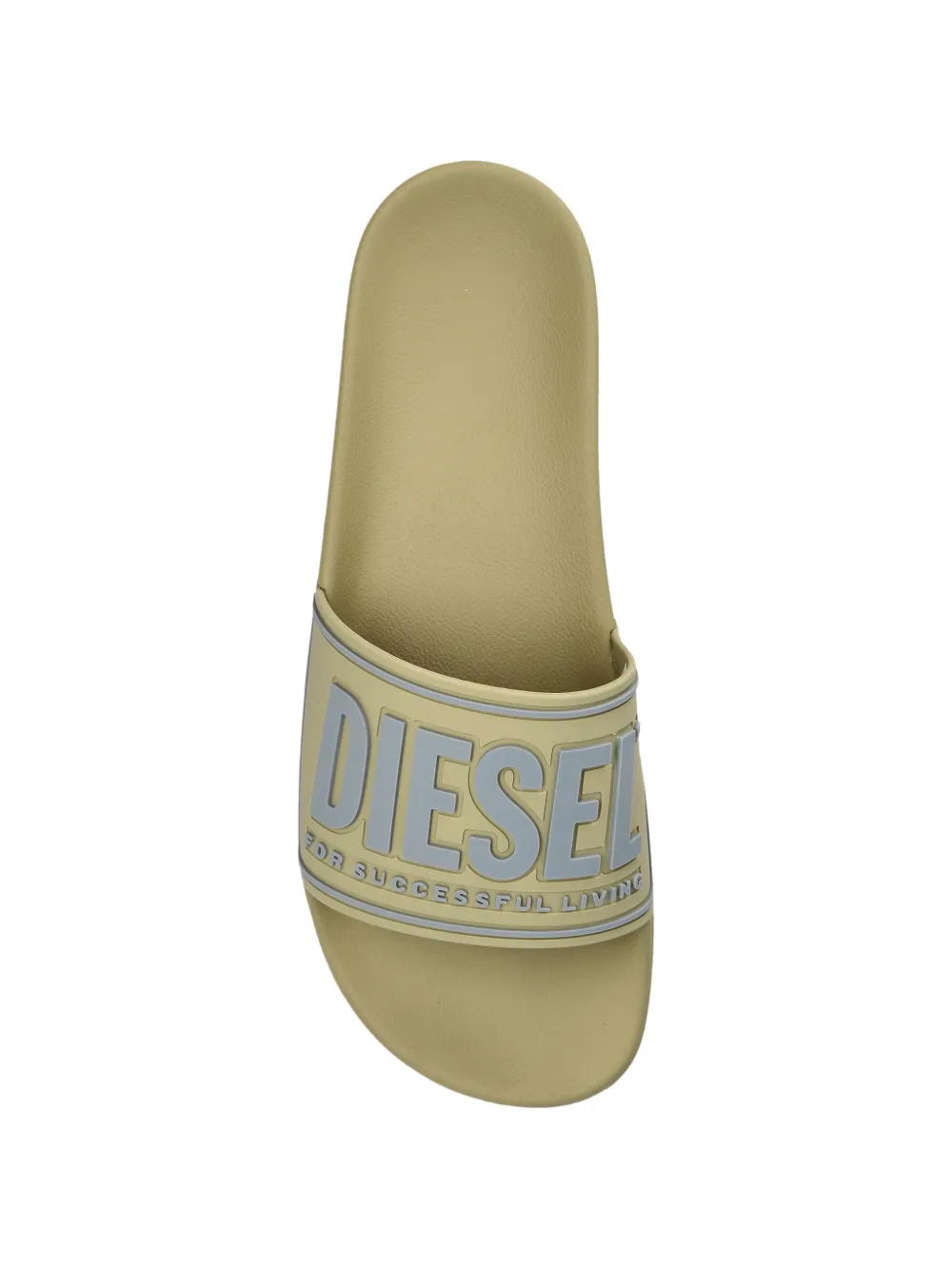 Diesel Sa-Mayemi logo-embossed slides Groen